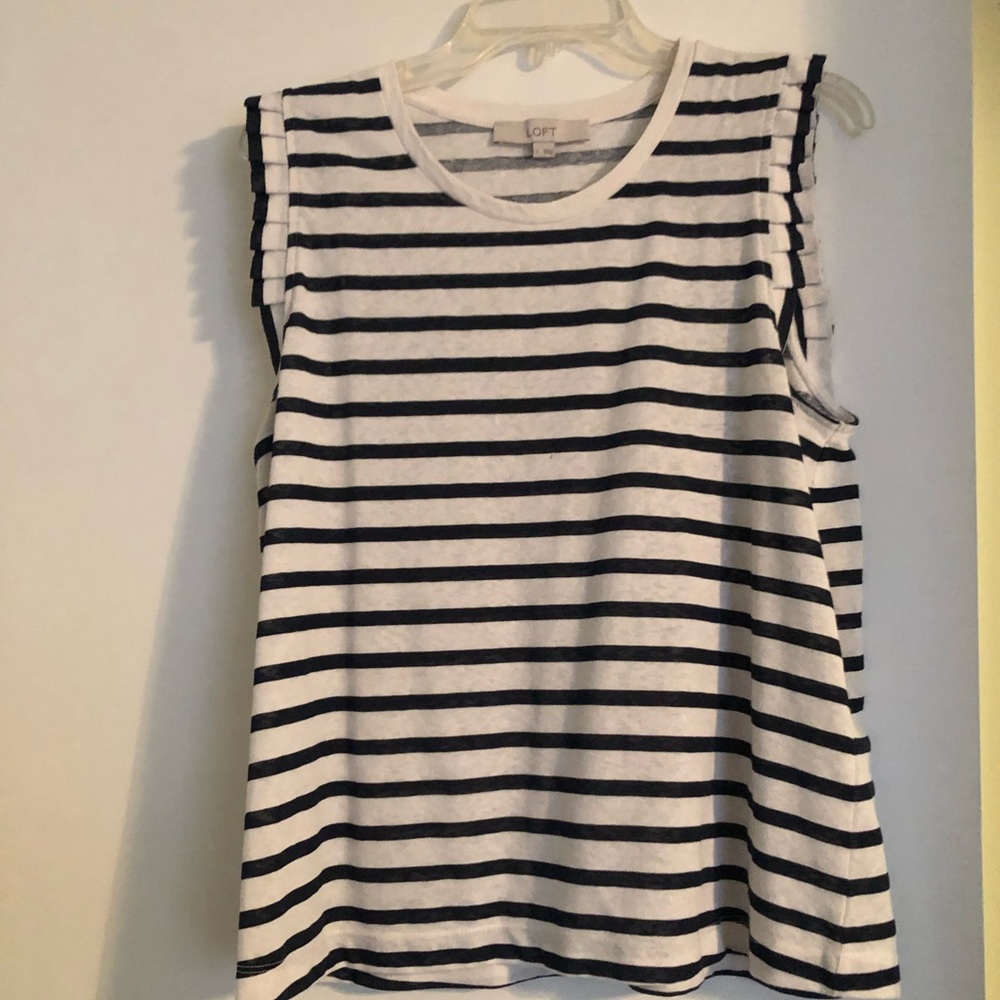 Loft striped blouse
